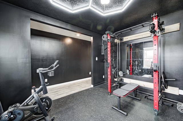 6332 Card Blvd, Indianapolis, IN 46221 - exercise area featuring baseboards