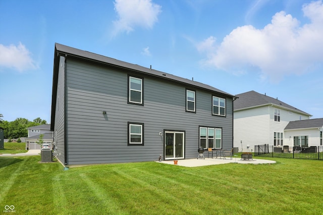 633 Cowley Dr, Westfield, IN 46074 - rear view of property with a patio and a fire pit