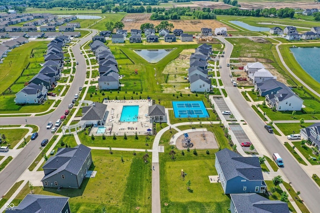 633 Cowley Dr, Westfield, IN 46074 - view of property location with a nearby body of water and nearby suburban area