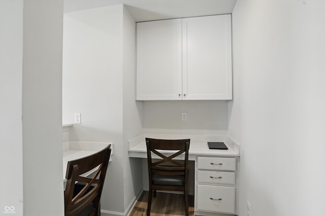 633 Cowley Dr, Westfield, IN 46074 - office featuring wood finished floors and built in study area