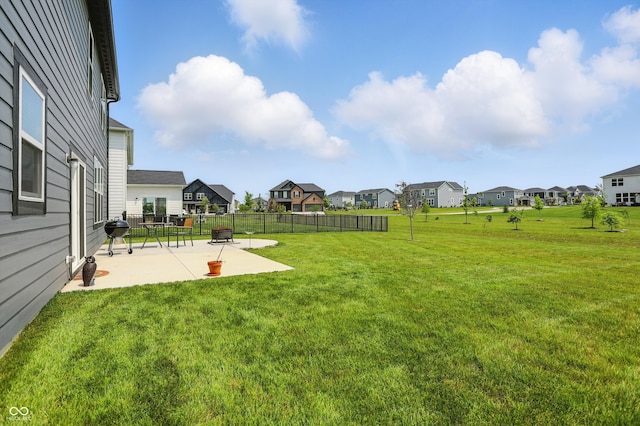 633 Cowley Dr, Westfield, IN 46074 - view of yard with a residential view and a patio