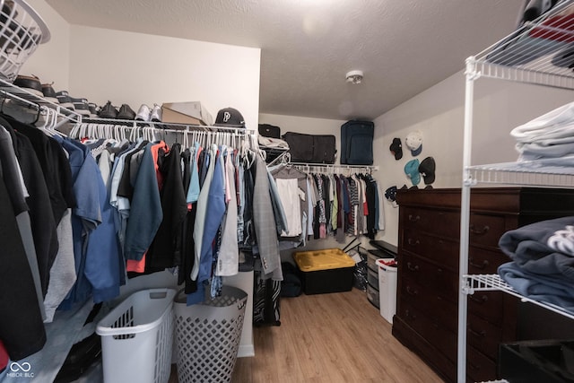 13829 Black Canyon Ct, Fishers, IN 46038 - spacious closet with wood finished floors