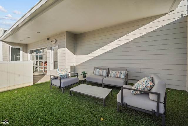 932 N Broadway St Unit 4, Indianapolis, IN 46202 - view of patio / terrace with outdoor lounge area