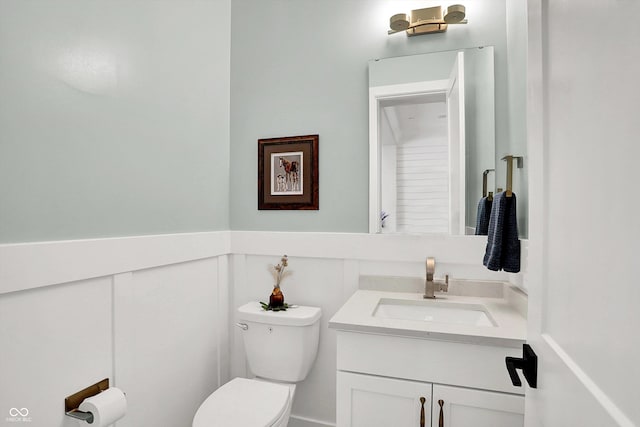 906 Berkhamsted Ln, Carmel, IN 46032 - half bath featuring vanity and toilet