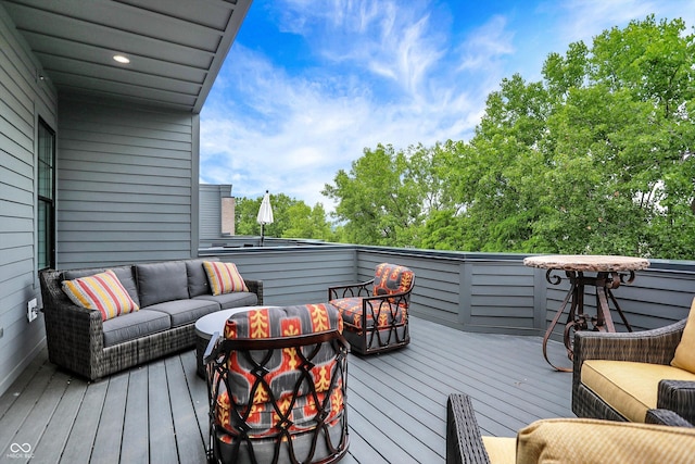 906 Berkhamsted Ln, Carmel, IN 46032 - deck with an outdoor living space