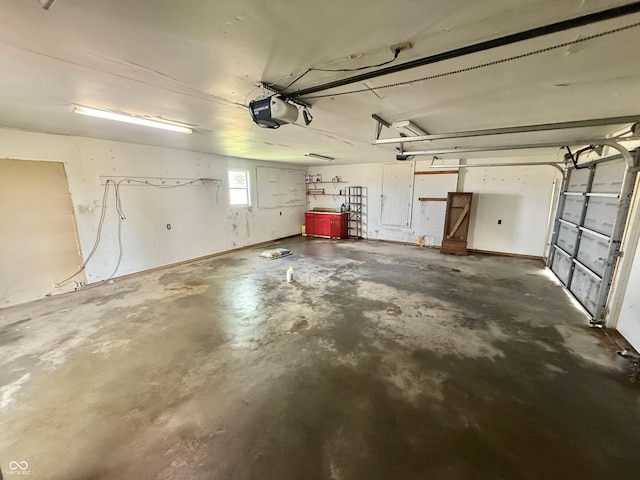 1687 Killion Ave, Seymour, IN 47274 - garage featuring a garage door opener