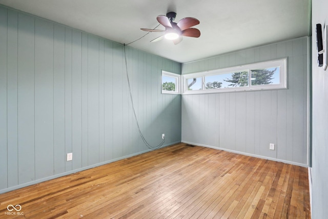 3921 S Lasalle St, Indianapolis, IN 46237 - empty room featuring wood-type flooring and a ceiling fan