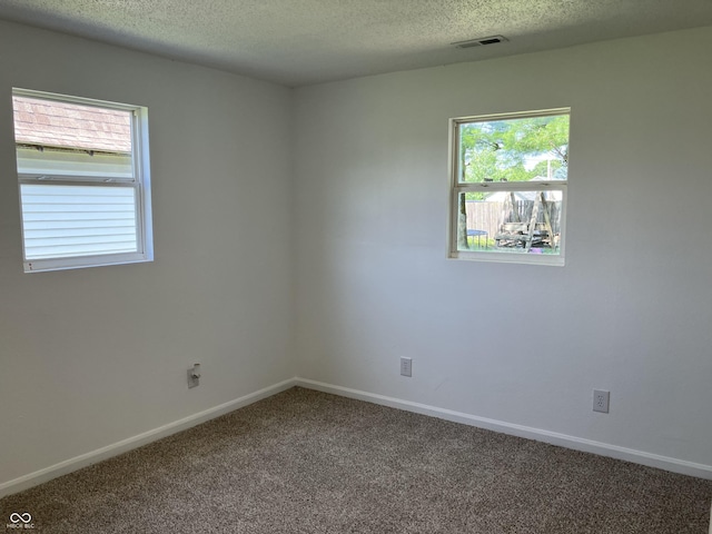 321 S 23rd St, Elwood, IN 46036 - unfurnished room with carpet floors, plenty of natural light, and a textured ceiling
