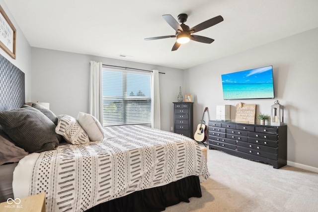 14453 Glapthorn Rd, Fishers, IN 46037 - bedroom featuring carpet flooring and ceiling fan