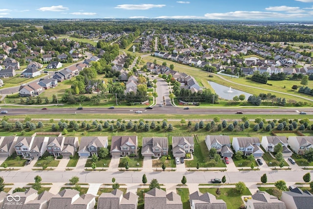 14453 Glapthorn Rd, Fishers, IN 46037 - aerial overview of property's location with nearby suburban area and a large body of water