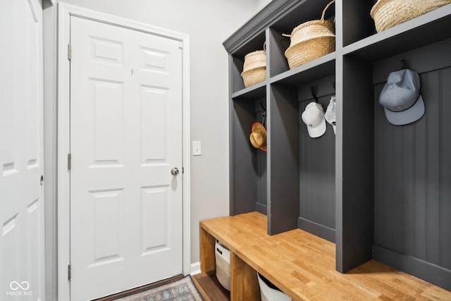 14453 Glapthorn Rd, Fishers, IN 46037 - mudroom with wood finished floors