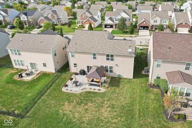 14453 Glapthorn Rd, Fishers, IN 46037 - aerial perspective of suburban area