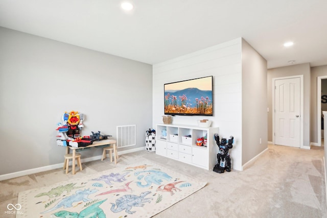 14453 Glapthorn Rd, Fishers, IN 46037 - game room with carpet and recessed lighting