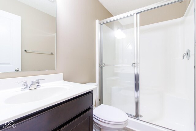 6610 Aberdeen Dr, Mccordsville, IN 46055 - bathroom with a stall shower and vanity