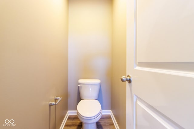 6610 Aberdeen Dr, Mccordsville, IN 46055 - bathroom featuring toilet and wood finished floors