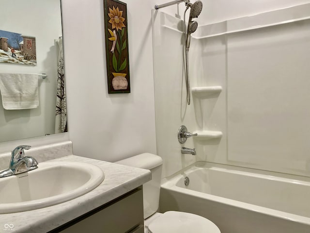 213 Drewood Dr, Trafalgar, IN 46181 - bathroom featuring shower / tub combination and vanity