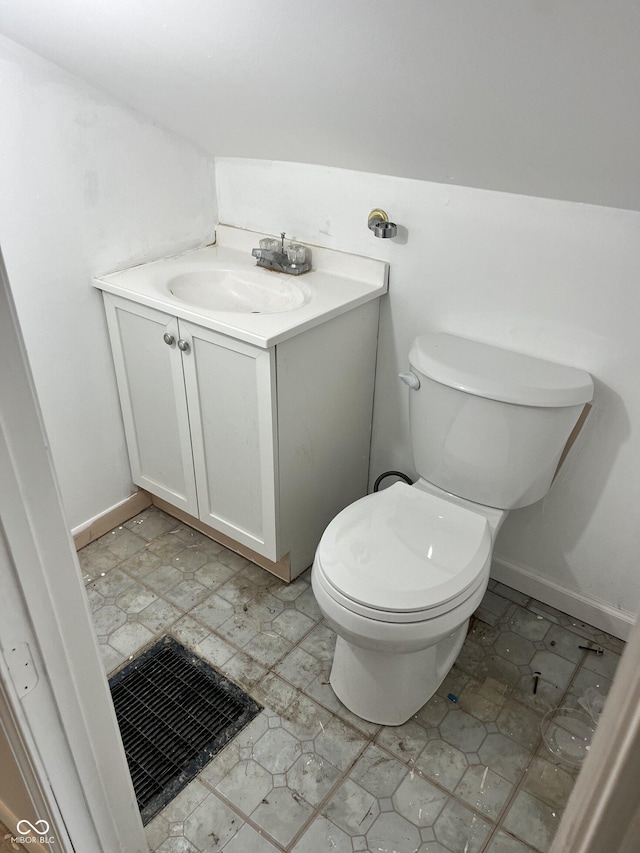 3201 W 22nd St, Indianapolis, IN 46222 - half bathroom with vanity and toilet