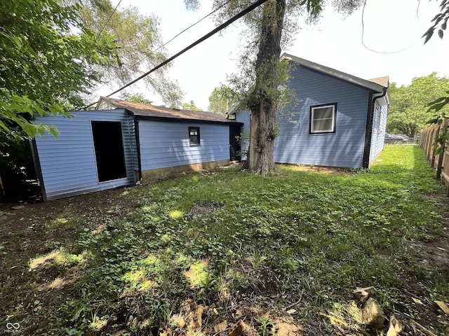 3201 W 22nd St, Indianapolis, IN 46222 - back of house featuring a storage unit