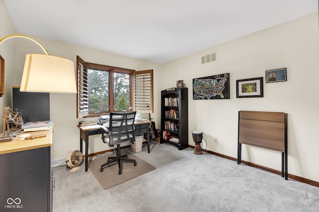 8525 Winding Ridge Rd, Indianapolis, IN 46217 - office area featuring light colored carpet
