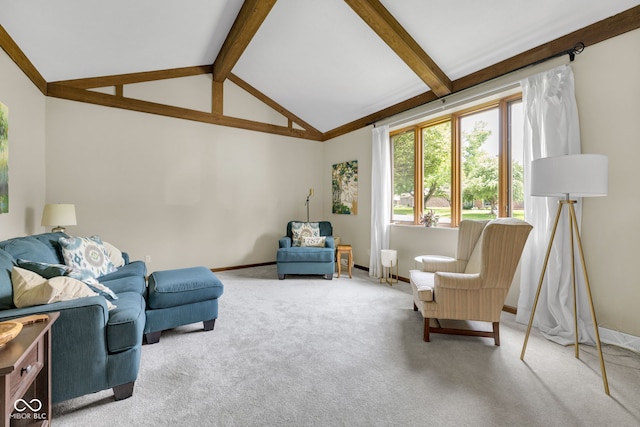 8525 Winding Ridge Rd, Indianapolis, IN 46217 - living area featuring carpet and baseboards
