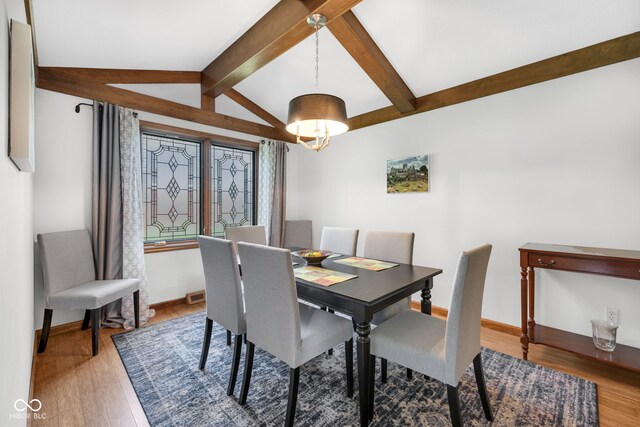 8525 Winding Ridge Rd, Indianapolis, IN 46217 - dining space featuring wood finished floors