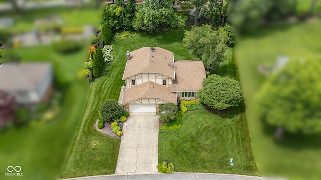 8525 Winding Ridge Rd, Indianapolis, IN 46217 - aerial view
