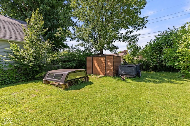396 W 500 S, Anderson, IN 46013 - view of green lawn with a storage unit