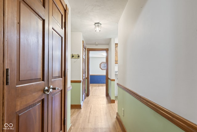 396 W 500 S, Anderson, IN 46013 - hallway with baseboards and light wood-type flooring
