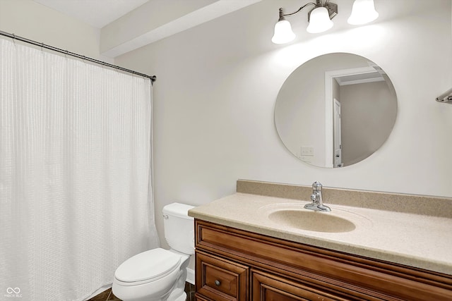3345 Kilkenny Cir, Carmel, IN 46032 - bathroom with vanity and curtained shower