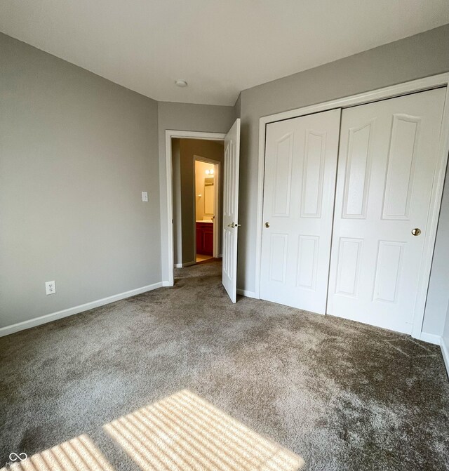 1173 Carlton Ct, Greenwood, IN 46143 - unfurnished bedroom featuring carpet and a closet