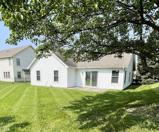 1173 Carlton Ct, Greenwood, IN 46143 - rear view of house featuring a patio area and roof with shingles