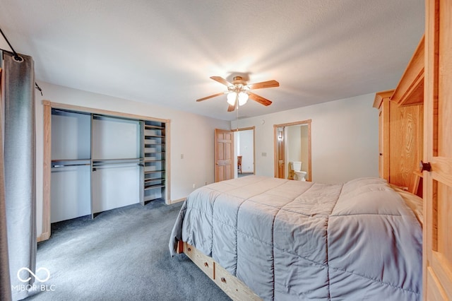 8635 S Providence Dr, Nineveh, IN 46164 - carpeted bedroom featuring a closet and a ceiling fan