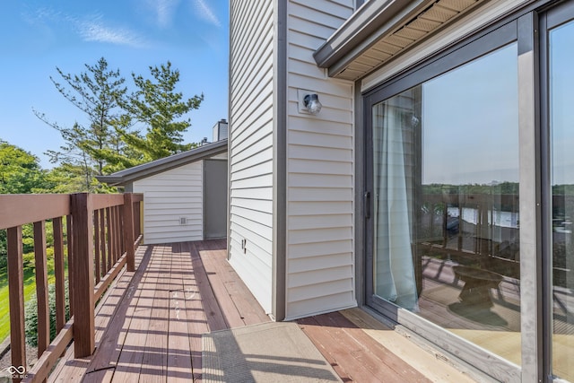 8158 Shorewalk Dr Unit F, Indianapolis, IN 46236 - view of deck