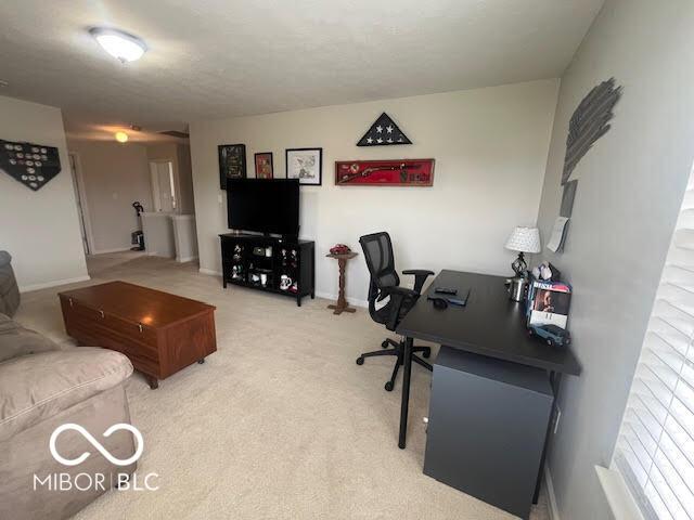 2231 Abbey St, Brownsburg, IN 46112 - carpeted office space featuring baseboards