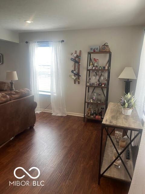 2231 Abbey St, Brownsburg, IN 46112 - living room with wood finished floors and baseboards