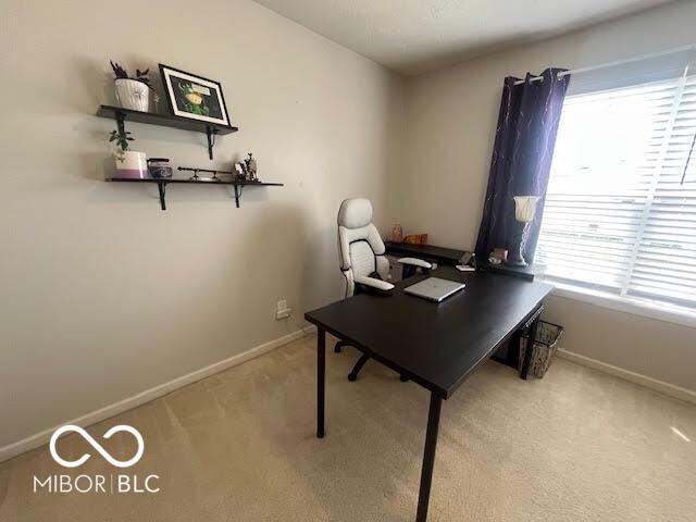 2231 Abbey St, Brownsburg, IN 46112 - office with baseboards and carpet