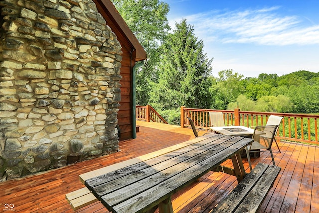 1155 Cope Rd, Martinsville, IN 46151 - view of deck