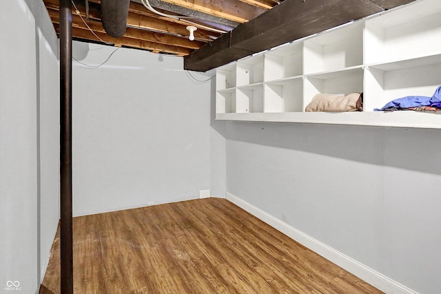 1155 Cope Rd, Martinsville, IN 46151 - basement with wood finished floors and baseboards