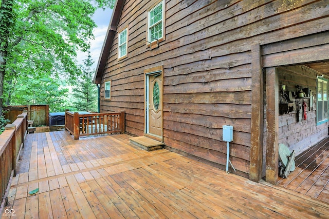 1155 Cope Rd, Martinsville, IN 46151 - view of wooden deck