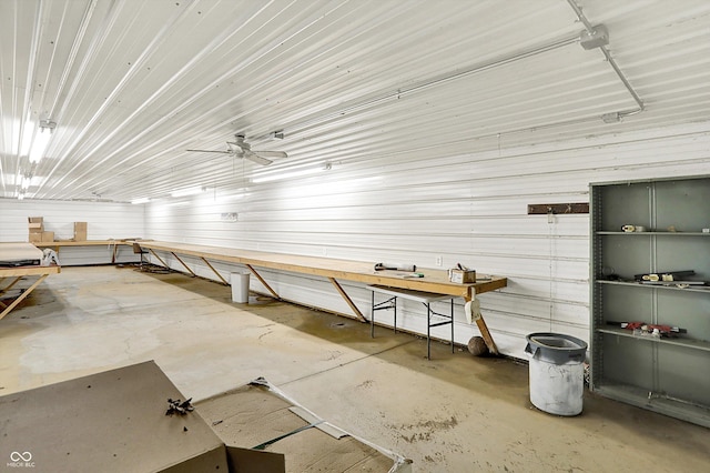 1155 Cope Rd, Martinsville, IN 46151 - miscellaneous room featuring concrete floors and a workshop area