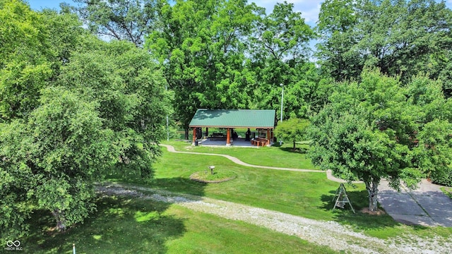 1155 Cope Rd, Martinsville, IN 46151 - aerial view of property's location featuring a tree filled landscape