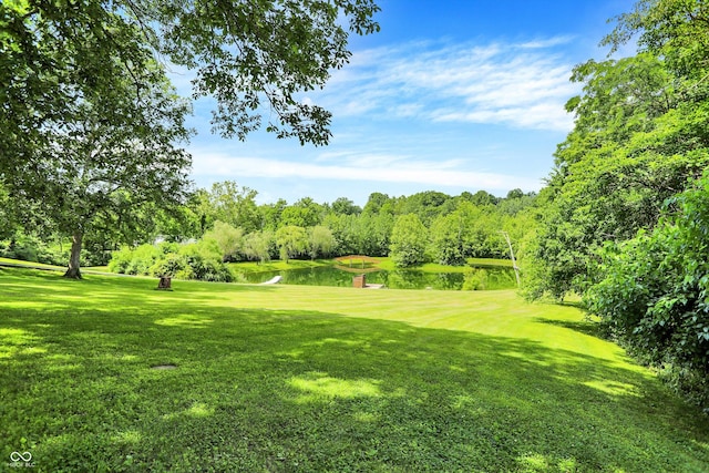 1155 Cope Rd, Martinsville, IN 46151 - view of green lawn with a water view and view of golf course