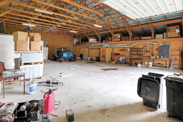 1155 Cope Rd, Martinsville, IN 46151 - garage featuring a workshop area