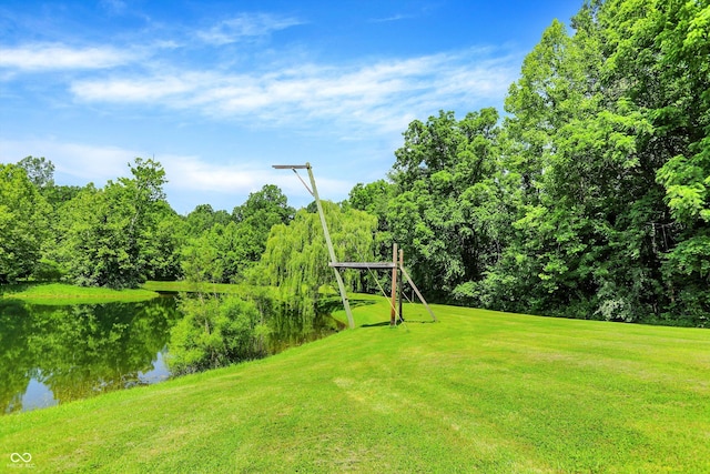 1155 Cope Rd, Martinsville, IN 46151 - view of green lawn with a water view