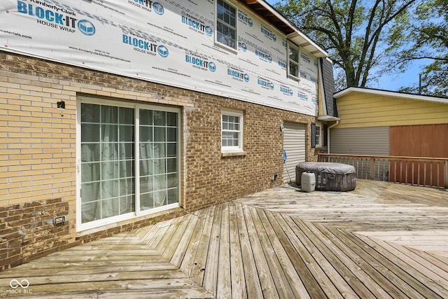 13041 S Finer St, Pimento, IN 47866 - view of wooden deck