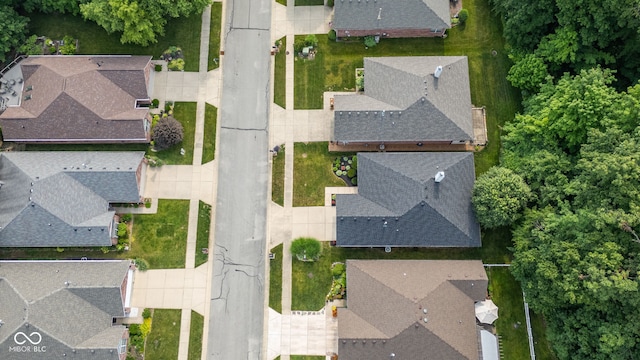 9735 Woodsong Ln, Indianapolis, IN 46229 - aerial view of residential area