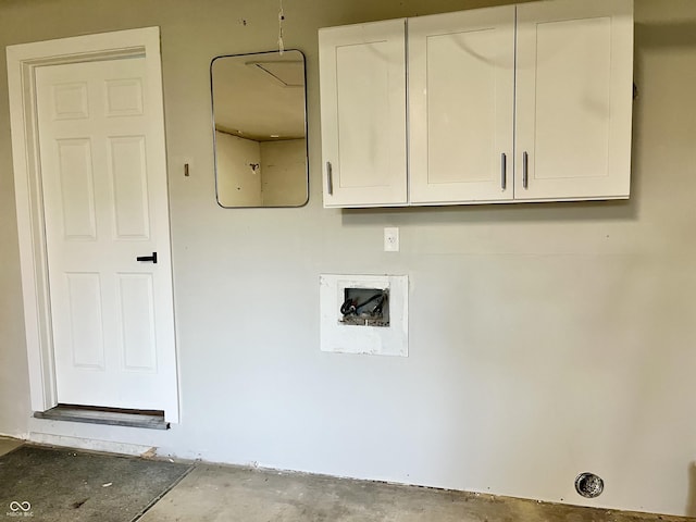 15841 E 265 N, Columbus, IN 47203 - laundry area featuring cabinet space and washer hookup