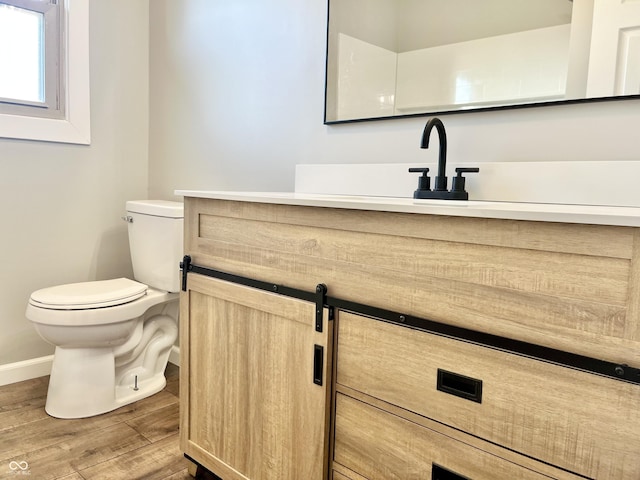 15841 E 265 N, Columbus, IN 47203 - half bath with vanity and wood finished floors