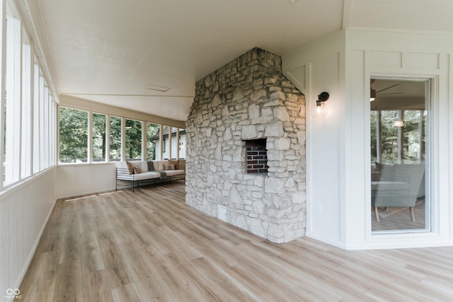 14407 Bryn Mawr Dr, Fishers, IN 46038 - unfurnished sunroom with wood finished floors