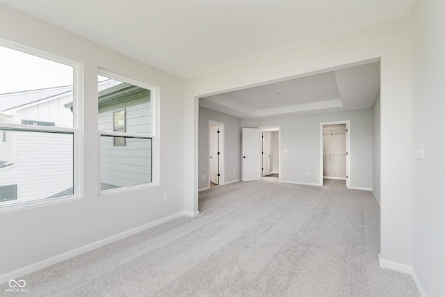 9751 Behner Dr, Fishers, IN 46250 - spare room featuring carpet floors and a raised ceiling